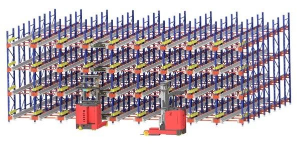 Opslagrekken voor magazijnen